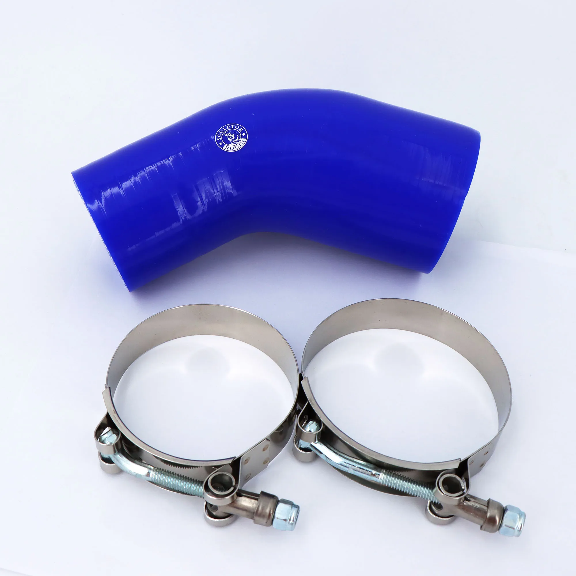 45 degrees Reducer Silicone Elbow Hose 38 51 63 70 89 89MM Rubber Joiner Bend Tube for Subaru Wrx Cold Air Intake Hose