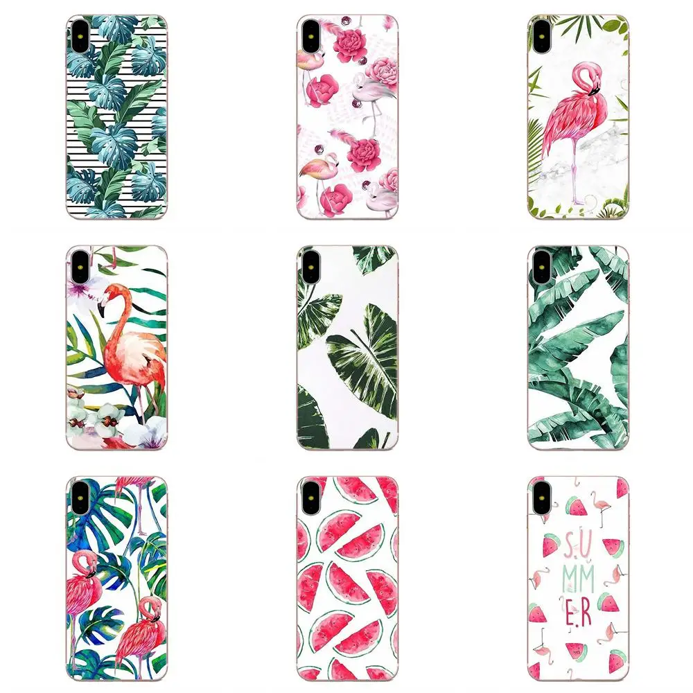 Summer Leaf Cactus Plants For Samsung Galaxy J1 J3 J4 J5 J6 J7 A10 A20 A20E A3 A40 A5 A50 A7 2016 2017 2018 Soft Capa | Мобильные
