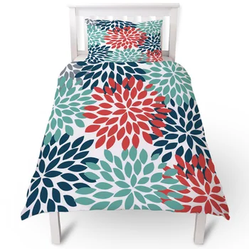 

Dahlia Flower Duvet Cover Pillow Case Quilt Cover Set Bedclothes Single Bedding Sets For Bed