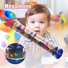 Радужные песочные часы дождевик звук музыкальная игрушка для детей портативный YH-17