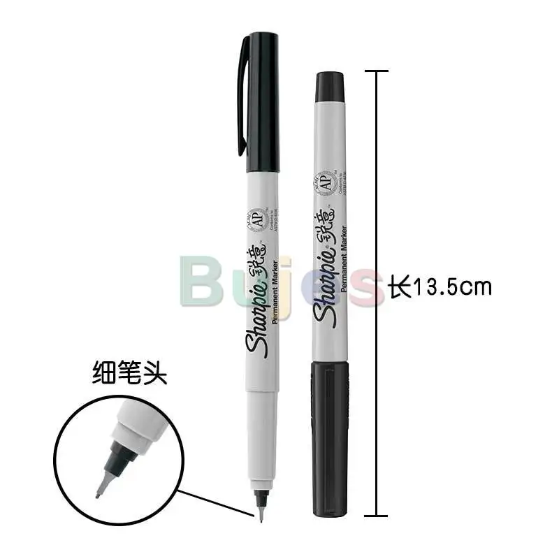 Sharpie Single Black Fine Line Marker Pen for Animation Oil Paints