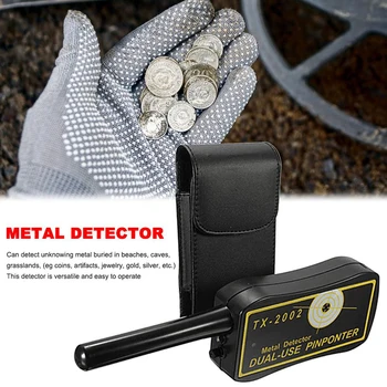 

Portable Metal Detector Long Range LED Target Indicator Coins Metal Jewelry Gold