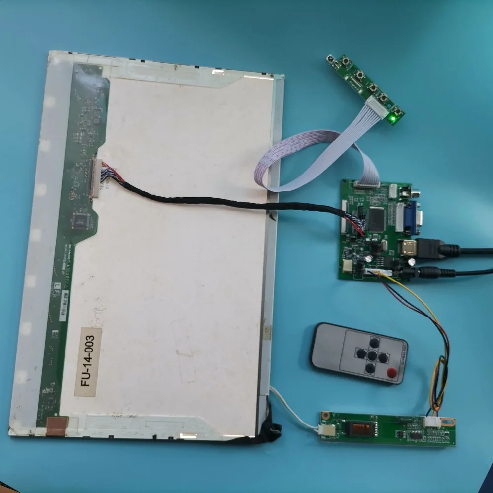 Kit Painel Controlador Board Driver para B141ew04 v4 B141ew04 v5 1280x800 30pin Compatível com Hdmi Vga 2av Lvds Controle Remoto Lcd Diy - Imagem 4