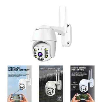 

PTZ Wifi Camera Outdoor 4X Digital Zoom Speed e Camera 1080P Home Security CCTV IP Camera