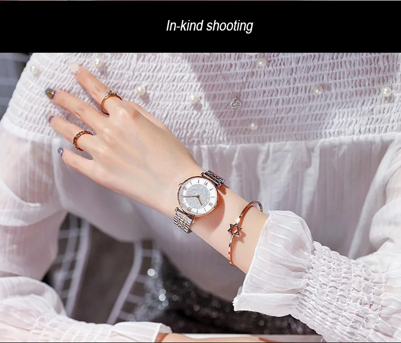 Роскошные женские часы-браслет с кристаллами,, Лидирующий бренд, модные повседневные кварцевые часы с круглым циферблатом, водонепроницаемые женские наручные часы