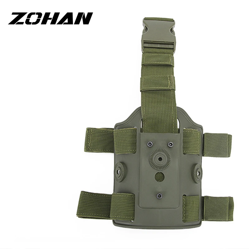 

Zohan Tactical Gun Holster Drop Leg Thigh Concealed Carry for Universal Glock Outdoor Military Nylon Gun Case for Hunting