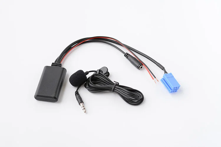 Автомобильный Bluetooth AUX адаптер беспроводной аудио телефонный звонок Hands Free микрофон для Becker для Volkswagen для Audi
