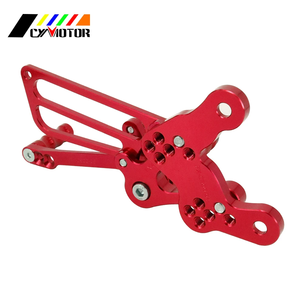 Мотоцикл Алюминиевый Rearsets регулируемые Подножки подножки педали для Honda CBR400R CB400F