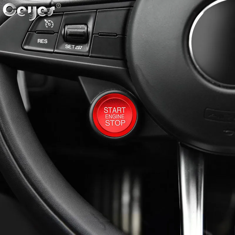 Car Start Engine Button Key Ring for ALFA ROMEO (1)