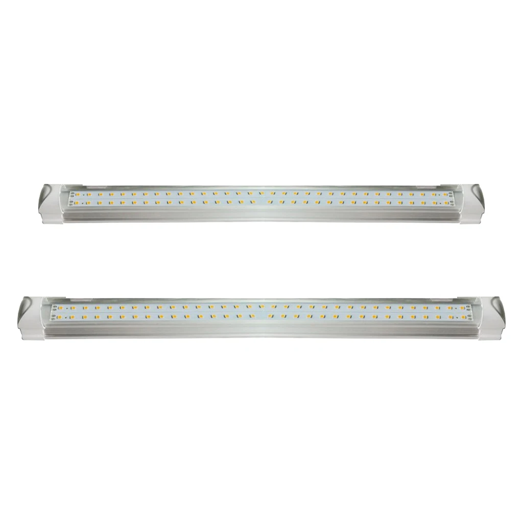2 Sizes Full  LED Grow Light Tube Strip Veg Bloom Plant Double Line T8 Tubes Lamp