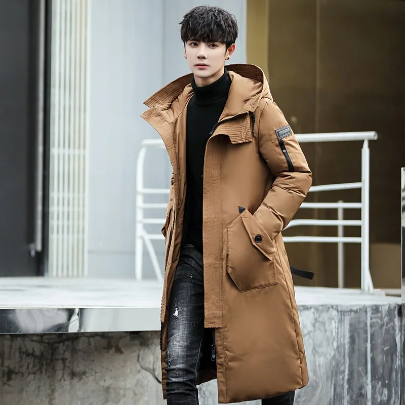 2022 Teens New Winter Men's Down Jacket Male Down Coat Thick Warm Man Jacket Brand Men's Puffer Jacket Warm Parkas Doudoune