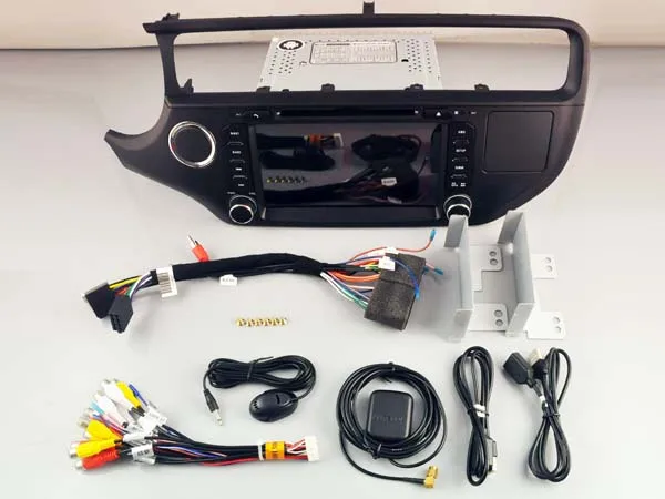 Excellent RoverOne Car Radio DVD GPS For Kia Rio K3 2015 2016 Android 9.0 Octa Core Touchscreen Multimedia Player HeadUnit Bluetooth 5