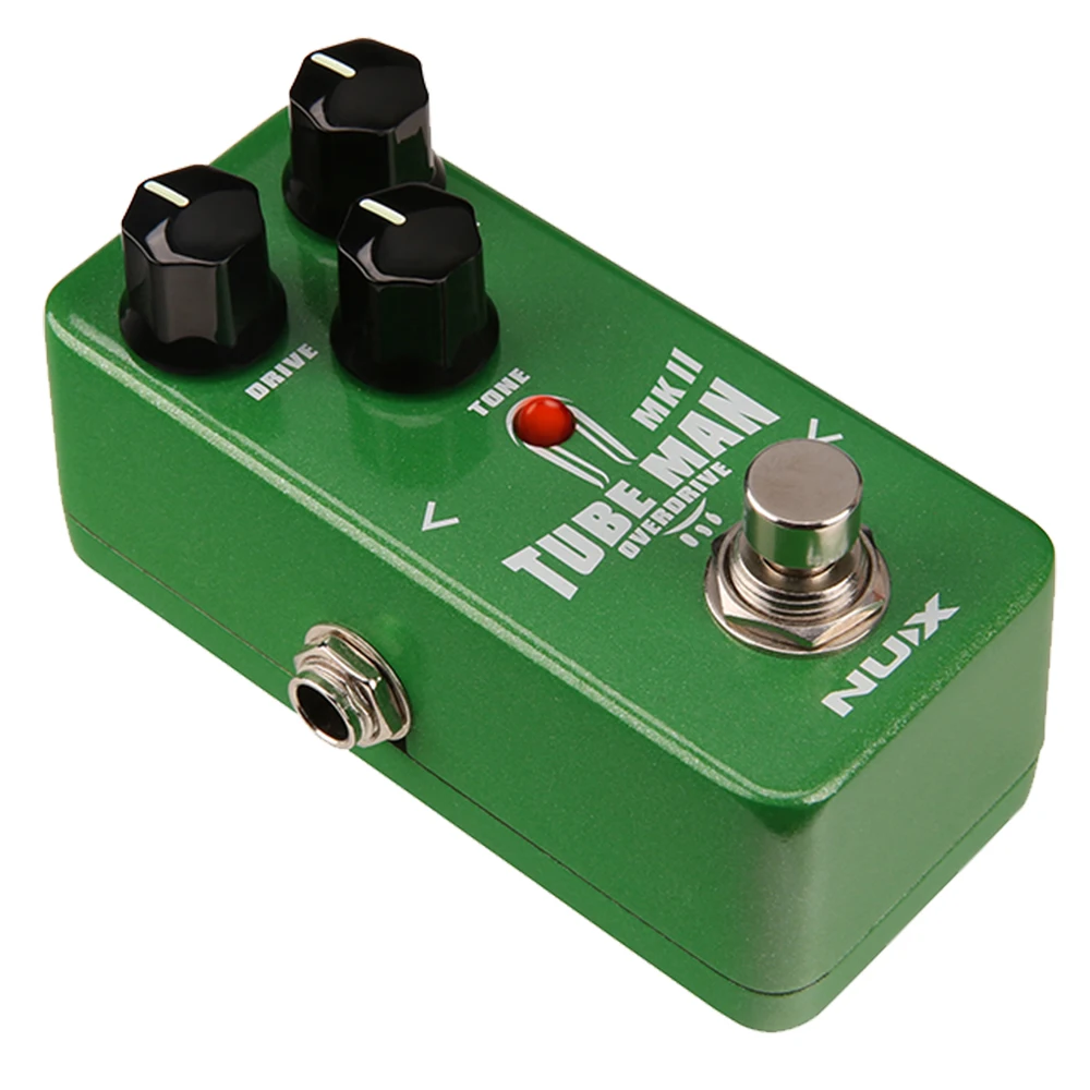 NUX NOD-2 Tube Man MKII Overdrive педаль для гитары аксессуары для бас-гитары FX True Bypass