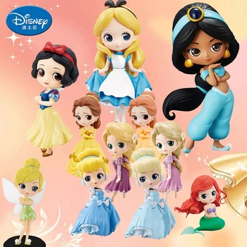 

3pcs / SetPVC Plastic Toys Action Figure Disney Princess Series Model Mulan Snow White Princess Elsa Ann Sophia Xentra Girl Toys