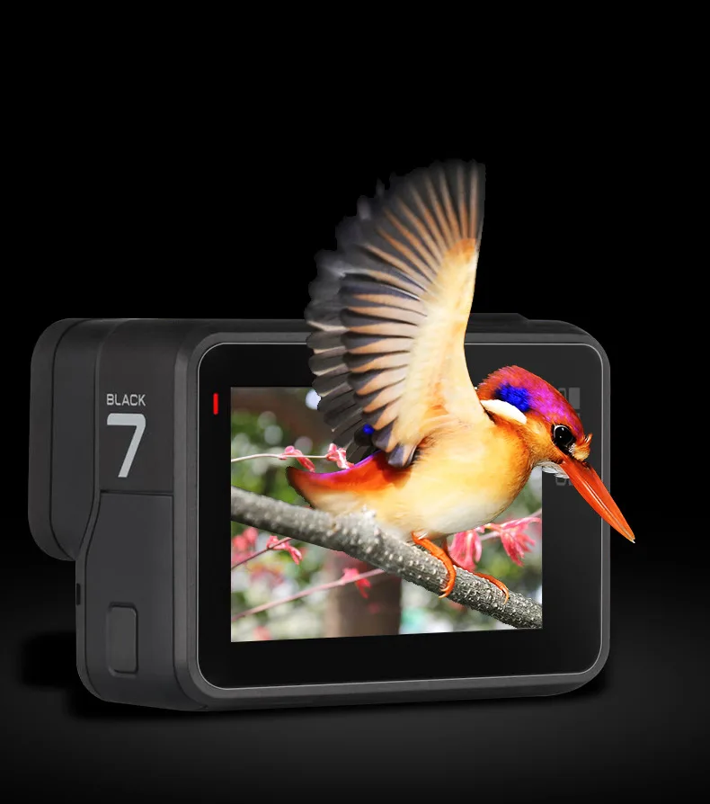 Аксессуары для Go Pro, закаленная пленка для Gopro Hero 7, 6, 5, закаленное стекло, Защита экрана для Go Pro Hero 5, 6, 7, черный, серебристый, белый