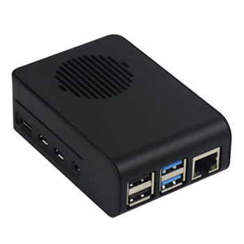 

Box LED Fan Replacement Case Enclosure Housing Durable Cooling Mini Accessories Shell Scratchproof For Raspberry Pi 4 Model B