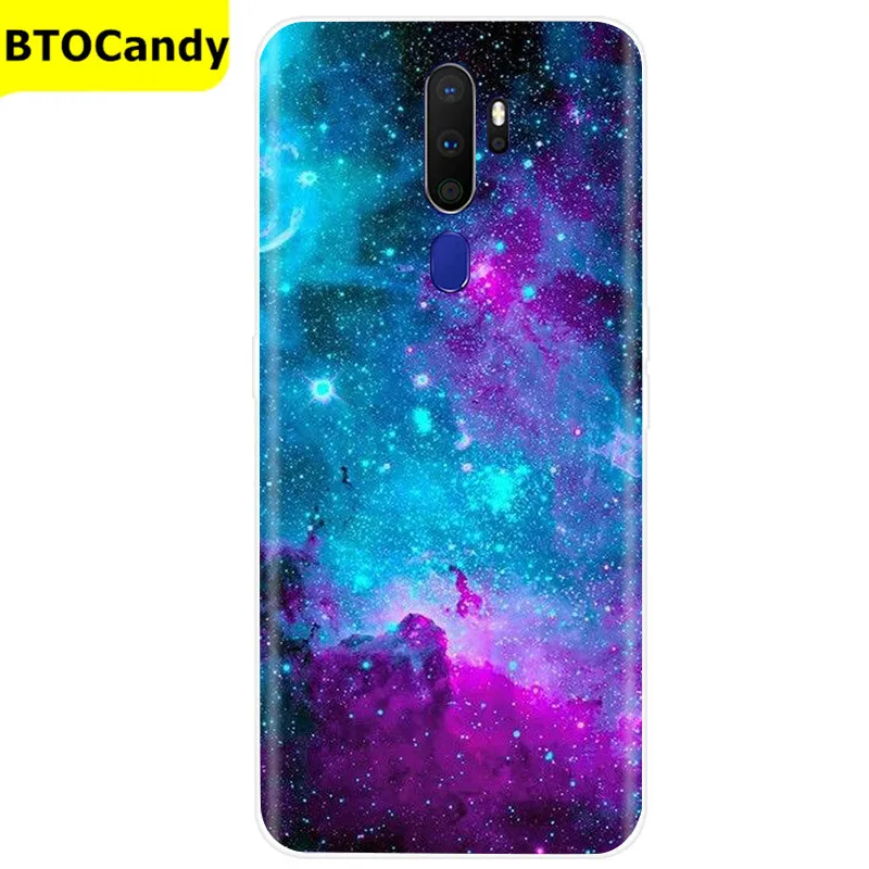 For OPPO A5 2020 Case Soft TPU Silicone Case For OPPO A9 2020 Case Color Pattern Back Cover Coque Fundas OPPO A5 A9 2020 Cases waterproof phone pouch for swimming Cases & Covers