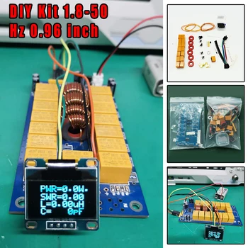 

100W OLED ATU100 Automatic Antenna Tuner DIY Set Kit 1.8-50 MHz 0.96-Inch