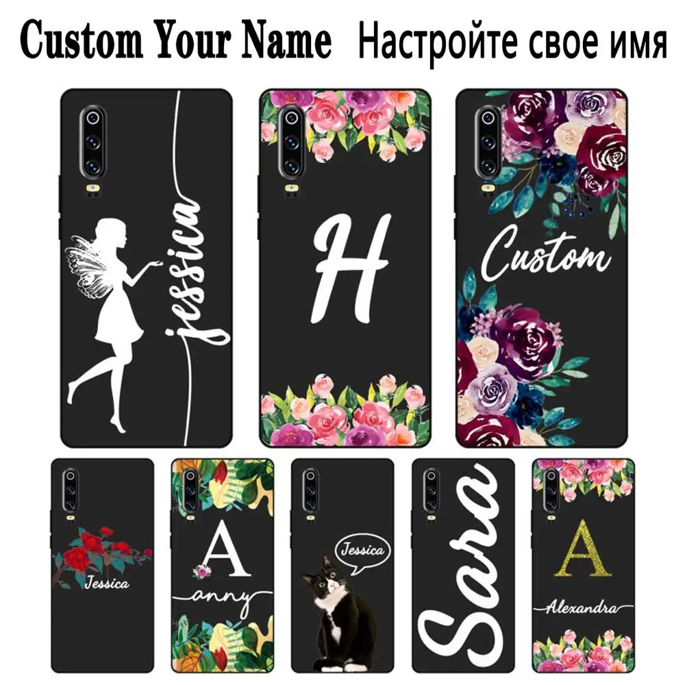 Черный мягкий силиконовый чехол из ТПУ для huawei P8 P9 P10 P20 P30 Lite Pro P Smart Plus 2017 2019 |
