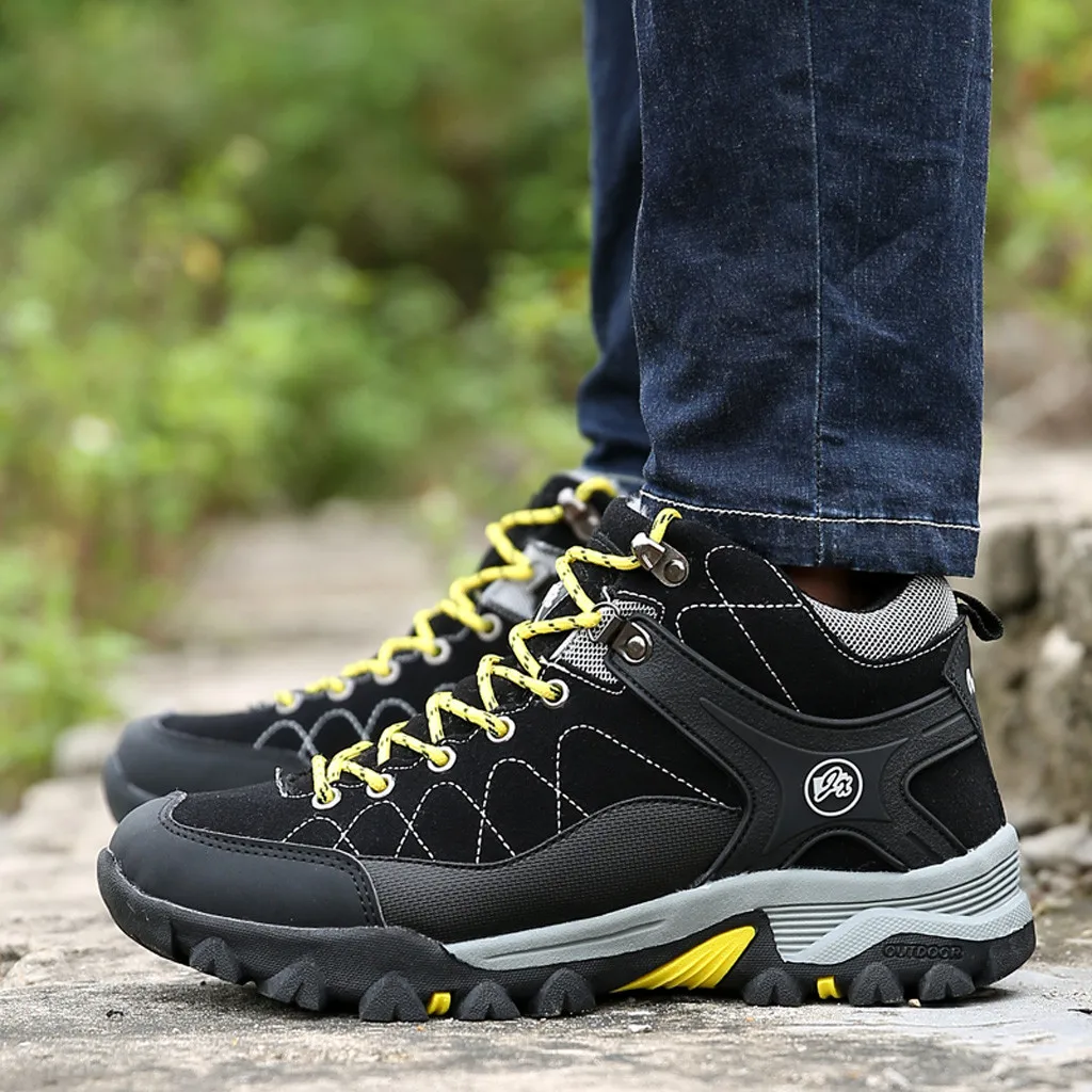 winter boots Plus Velvet Warm boots menCotton Shoes Non-Slip Climbing Shoes Sneakers schoenen mannen maat 40#es