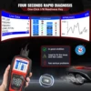 Autel AutoLink AL519 Vehicle OBDII/EOBD Code Reader One-Click I/M Readiness Key, Turns off Check Engine Light 4