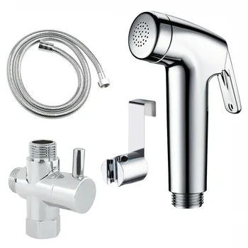 

Home Wash Bidet Sprayer Set Accessories Car Hand Held Easy Install ABS Pet Toilet Bathroom Shower Diaper Cleaning Hose Holder