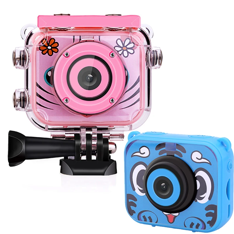 

Newest Children Mini Camera 2.0 Inch LCD Screen Digital Video Photo Camera Waterproof 1080P Kids Camera Children Birthday Gift