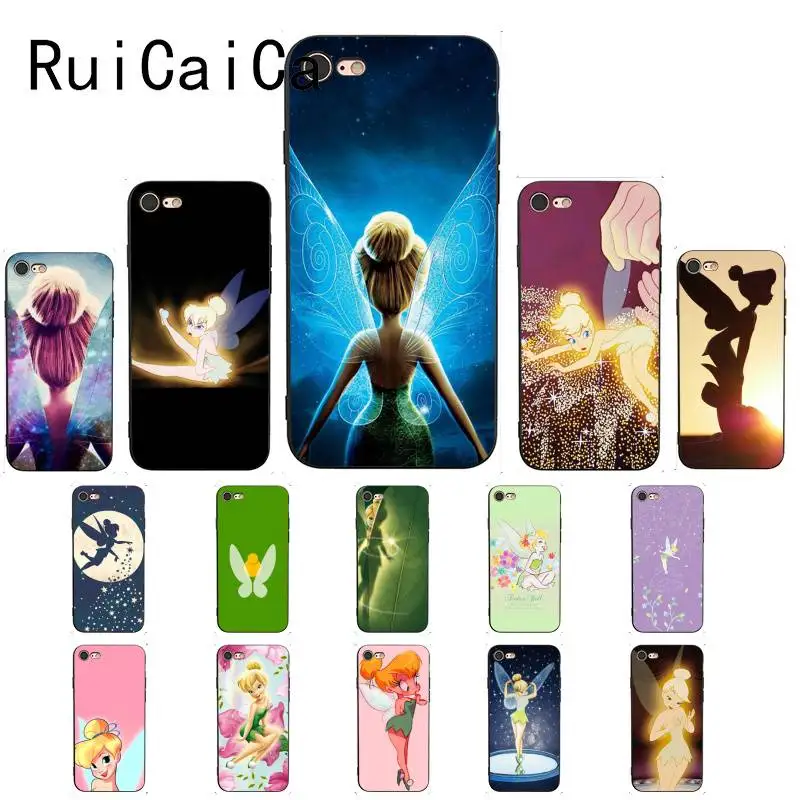 

RuiCaiCa Tinkerbell cute girl Coque Shell Phone Case For iPhone 8 7 6 6S Plus X XS MAX 5 5S SE XR Cellphones 11 11pro 11promax