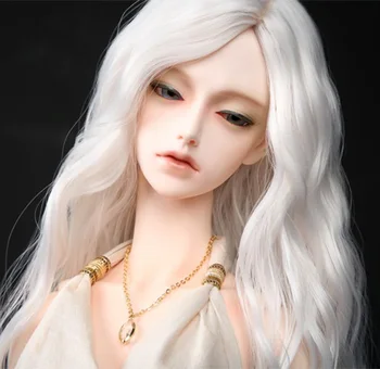 

1/3 1/4 1/6 Bjd SD Doll Wig High Temperature Wire Long Fashion Wavy For BJD doll Hair Wig