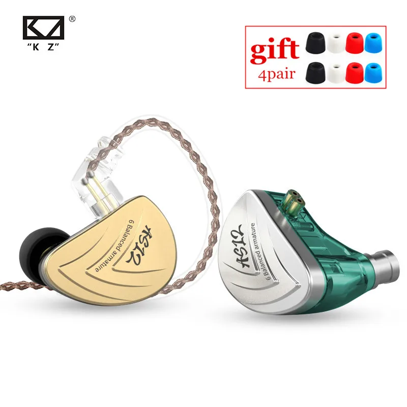 NEW KZ EDC In Ear Earphones HIFI Bass Earbuds Headphones Game Sport Monitor Noice Cancelling Common Headset KZ EDS EDX ZST MT1