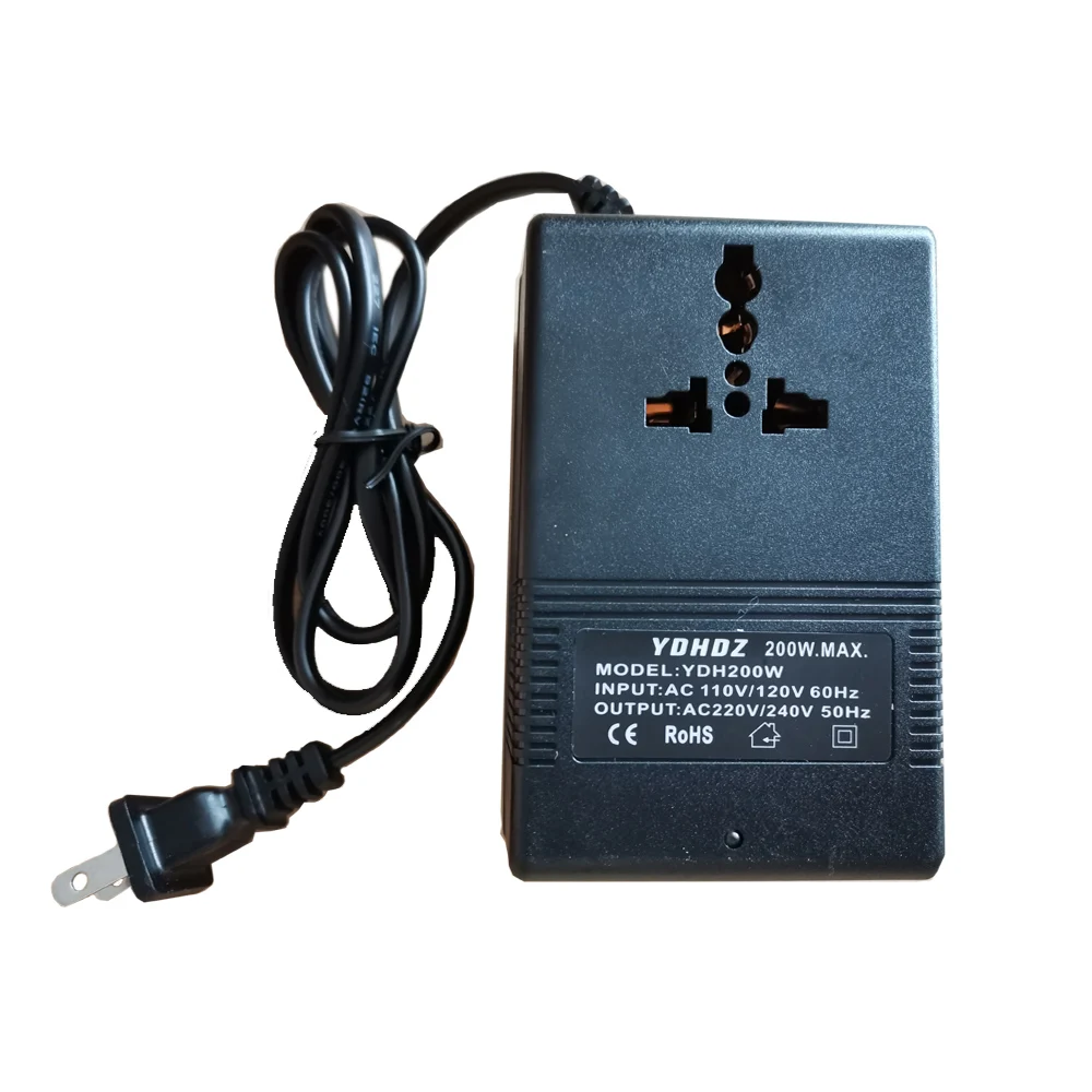 120W 300W AC 110V to 220V Voltage Converter Regulator Travel Portable Converter Set Up Transformer Adapter Step Up Voltage