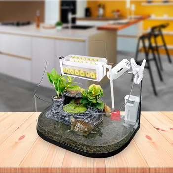 

Fish Tank Filter Box System outside Top Mounted Whole Set Cycle Bottom Filter Household Turtle Change Water Turtle Tank Small Wa