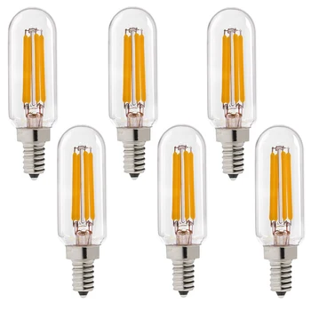 

5days delivery to USA LED Lamp T25 Tubular LED Filament Bulbs 4W Chandelier Pendant Lamp E12 110V E14 220V Warm White 2700K