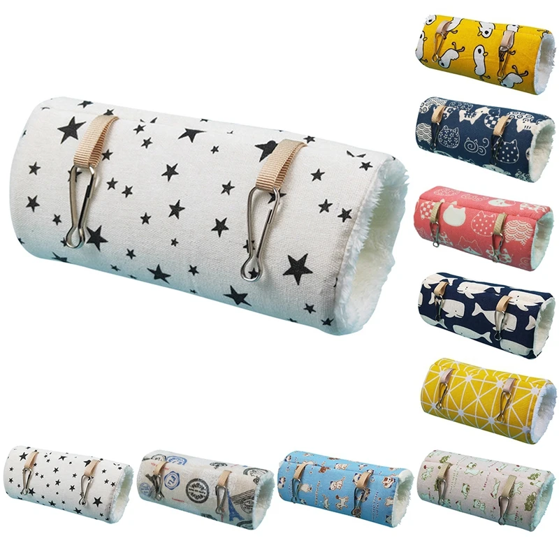 Hamster Cage Ferret Tunnel Hammock For Rat Warm Hamster Tube Toy Hanging Bed Cage For