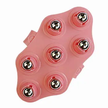

7 Balls Beads Body Massager 360 Degree Rotation Neck Shoulder Muscle Relax Device Massage Roller