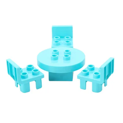 DIY Accessories Bricks Treehouse Base Plate Window House Sofa Furniture Large Particle Big Size Building Blocks Birthday Kid Toy pj020