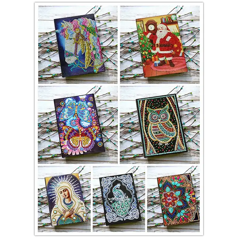 Diy Ozel Elmas Boyama Dizustu Baykus Tavuskusu Mandala Kelebek