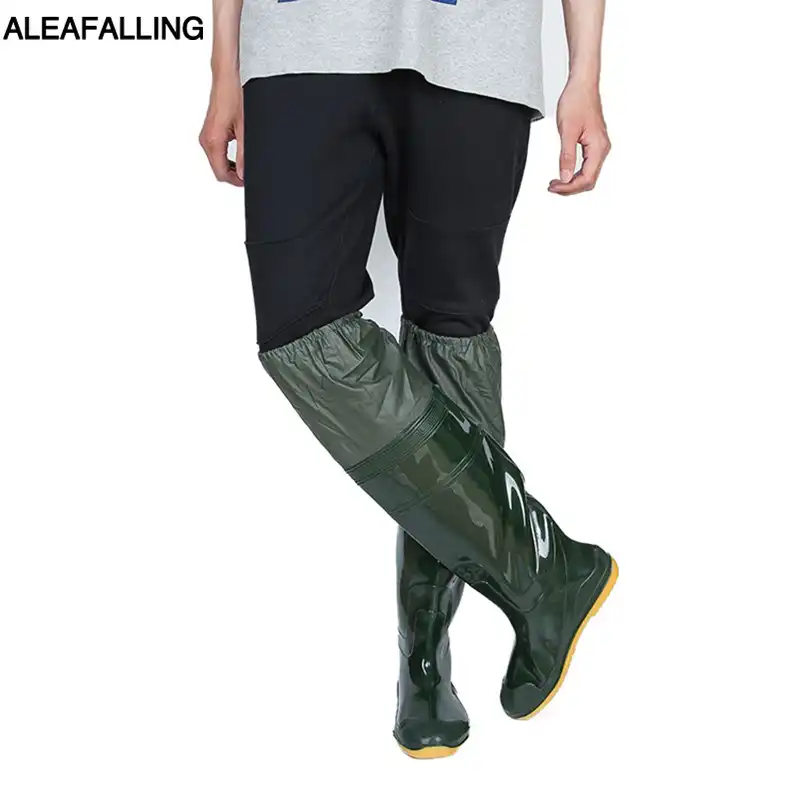 Rice planting boots men women high barrel rain boots paddy field shoes
