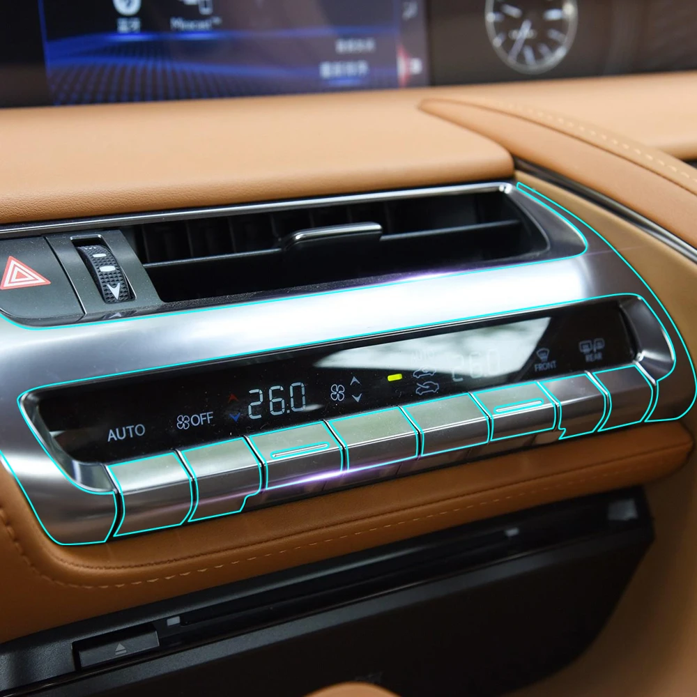 Антицарапина прозрачная пленка для салона автомобиля центральная консоль панель приборной панели Защитная Наклейка для Lexus LC 500 500h