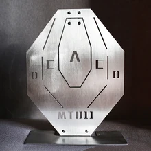 

IPSC IDPA Stainless Steel Target CO2 Pistol BB Bullet Professional Shooting Training Competition Training