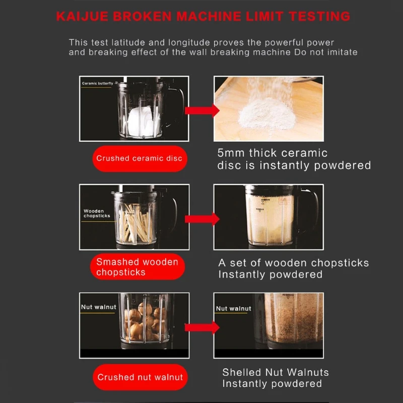 Cytoderm Breaking Machine Automatic Multi-Function Household Heating Food Soybean Mixer Blender Juicer