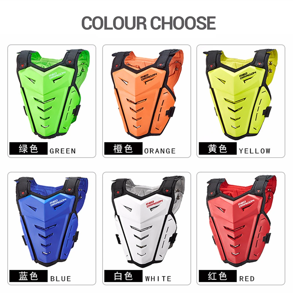 Anti-fall Motorcycle Body Armor Motocross Vest Moto Protection Motocross Equipment Riding Chest Back Protector Armor