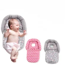 Детская стереотипная Подушка для новорожденных, складная подушка для детской тележки и рокеров, подушка для шеи, защитная подушка