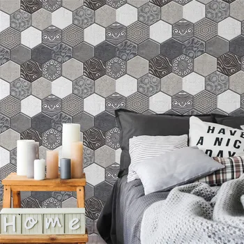 

Sticker Bathroom Living Room Self Adhesive PVC Tiles Wall Papers Home Decor10/20Pcs 3D Brick Stone Wall