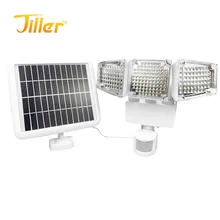 Перекрестная граница для многостильных наружных солнечных 188led настенных ламп реагирующая на движение настенных огней для двора водостойкая Бытовая