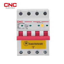 

CNC YCB9LE-80M 4P Residual Current Circuit Breaker With Over Current And Leakage Protection 230V RCBO MCB 30mA 6-80A