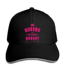 Queens Are Only Born In August Бейсболка подарок на день рождения принцесса забавная Дамская бейсболка кепка