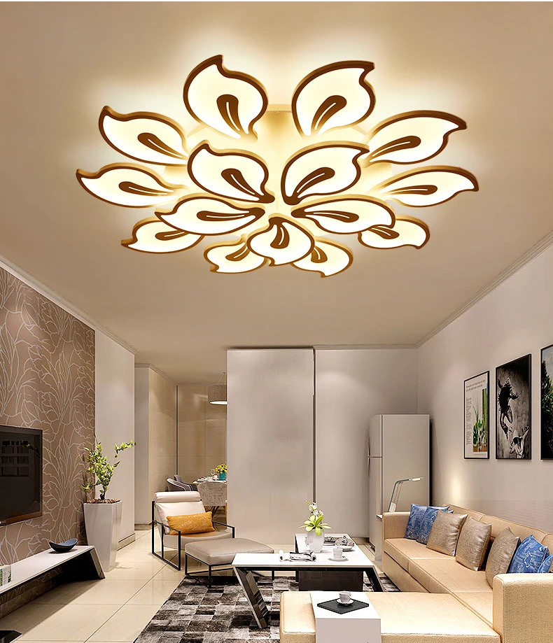Светодиодный Люстра для гостиной спальни домашняя люстра от sala современный светодиодный потолочная люстра лампа освещение люстра