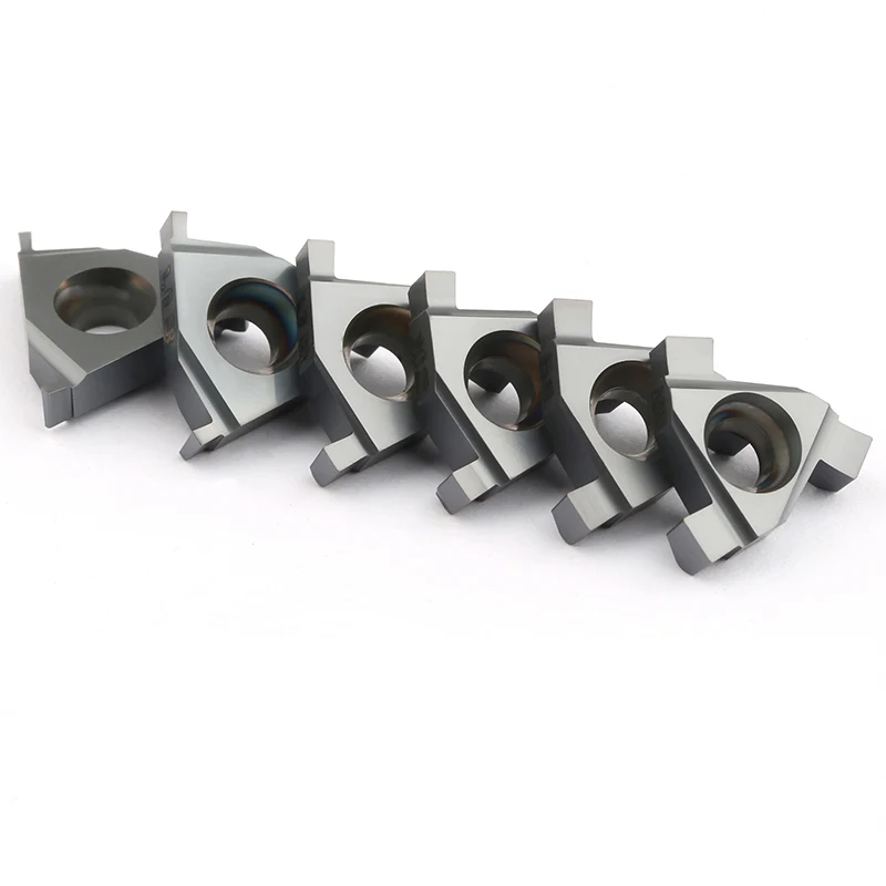 

CNC Flat-Mounted Hallow Groove Inserts T16ER 150 Circlip Groove Granular Threaded Knife Rod Steel Stainless Steel