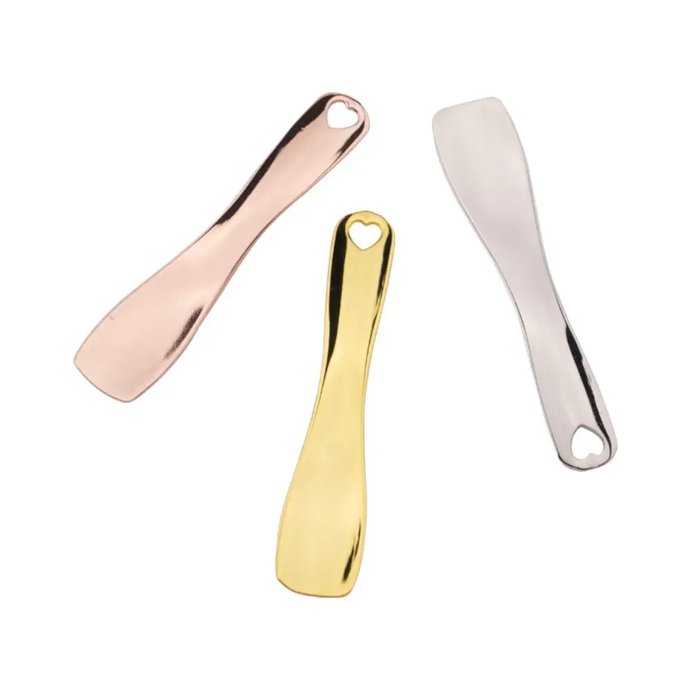 

Metal Cosmetic Spoon Spatulas Makeup Face Cream Scoop Facial Mask Mixing DIY Cosmetic Beauty Make Up Tool